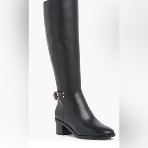 Tory Buch Sofia 50mm Tall Black Boots - Women